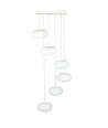 Suspension design 76W, dimmable - 6500lm, 3000K, variation de phase TRIAC, 120 degrés, finition noire
