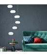Suspension design 76W, dimmable - 6500lm, 3000K, variation de phase TRIAC, 120 degrés, finition noire