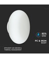 Applique murale LED 40W - Designer, Dimmable TRIAC, 3000K, Blanc