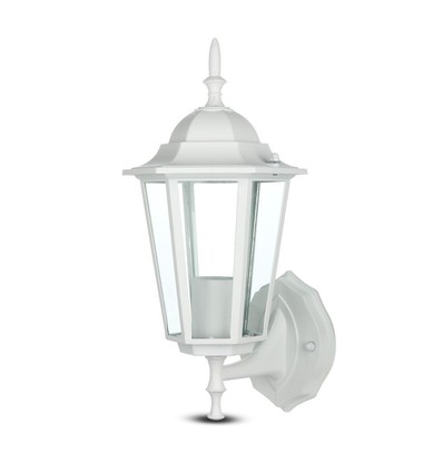 Applique murale E27 - IP44 extérieur, blanc, sans source lumineuse