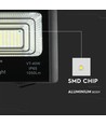 Projecteur solaire LED 40W - 1050lm, IP65, avec panneau solaire et télécommande, 4000K