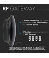 Passerelle RF433, 5V - 433MHz, compatible avec Alexa et Google Home, noir, IP20