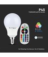 Ampoule LED P45 3,5W E14 - Contrôle RF, dimmable, RGB+6400K