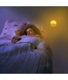 Veilleuse 0,45W avec USB - Ronde, 3000K, Allumage automatique à l'obscurité, Puce LED Samsung