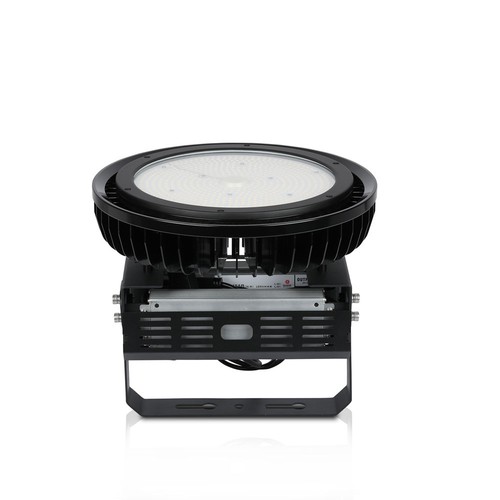 High Bay LED 500W, Samsung Chip - 120 degrés, Driver Meanwell, dimmable, corps noir, Ø36cm