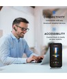 Casque Bluetooth, noir - 170mAh, 10-12 heures d'autonomie, design in-ear, IP20