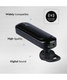 Casque Bluetooth, noir - 170mAh, 10-12 heures d'autonomie, design in-ear, IP20