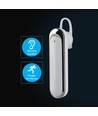 Casque Bluetooth avec micro, blanc - Batterie 170mAh, 10-12 heures d'autonomie, design in-ear