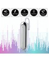 Casque Bluetooth avec micro, blanc - Batterie 170mAh, 10-12 heures d'autonomie, design in-ear