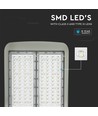 Lampadaire LED 200W, 140lm/W - Samsung LED chip, driver Inventronics dimmable, IP65, 28.000lm