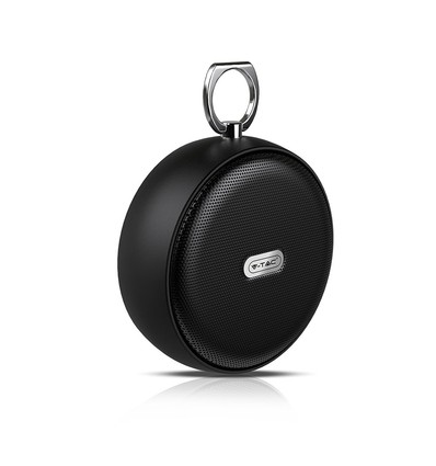 Enceinte Bluetooth portable, 2x3W - Noir, TWS, micro intégré, AUX, carte TF, lumière RGB