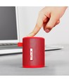 Enceinte Bluetooth portable 5W, Rouge - fonction TWS, batterie 1500mAh, avec câble Micro USB