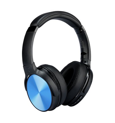 Casque Bluetooth sans fil, bleu - 12 heures d'autonomie