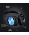 Casque Bluetooth sans fil, bleu - 12 heures d'autonomie