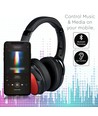 Casque sans fil Bluetooth, rouge - Jusqu'à 12 heures d'autonomie, batterie 500mAh, sacoche incluse