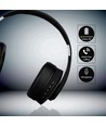 Casque Bluetooth sans fil, noir - 12 heures d'autonomie, pliable