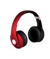 Casque sans fil Bluetooth - Rouge, jusqu'à 12 heures d'autonomie, entrée Micro SD et AUX