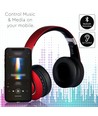 Casque sans fil Bluetooth - Rouge, jusqu'à 12 heures d'autonomie, entrée Micro SD et AUX