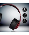 Casque sans fil Bluetooth - Rouge, jusqu'à 12 heures d'autonomie, entrée Micro SD et AUX