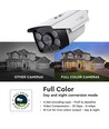 Caméra de sécurité IP 1080P, 12V - Vision nocturne Full Color, IP65, détecteur de mouvement, ONVIF