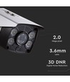 Caméra de sécurité IP 1080P, 12V - Vision nocturne Full Color, IP65, détecteur de mouvement, ONVIF