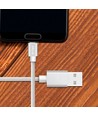 Câble Micro USB 1m - Nylon tressé, Argent, Série Platinum
