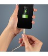 Câble MicroUSB 1m couleur laiton - Tissu en coton, MicroUSB vers USB-A