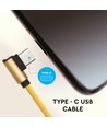 Câble USB Type-C 1M - Or (Série Diamant)
