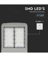 Lampadaire LED 100W - 140lm/W, 14.000lm, Samsung LED chip, gris, extérieur
