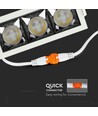 Projecteur LED 12W, Downlight, Puce Samsung, 5700K, 12D