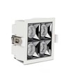 Panneau LED encastrable carré 16W RA90 - Samsung LED chip, Coupe : 8,5 x 8,5 cm, Dim : 9,3 x 9,3 cm