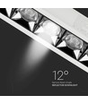 Projecteur LED 20W Downlight - Puce Samsung, 2700K, 12D