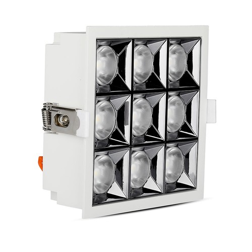 Panneau LED encastrable carré 36W avec Samsung chip - 2880lm, RA90, 12°, coupe : 120x120mm, 5700K