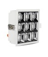 Panneau LED encastrable carré 36W avec Samsung chip - 2880lm, RA90, 12°, coupe : 120x120mm, 5700K