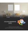 Dalle LED encastrable carrée 36W, Samsung chip - RA90, 2880lm, Trou: 120x120mm, 38 degrés