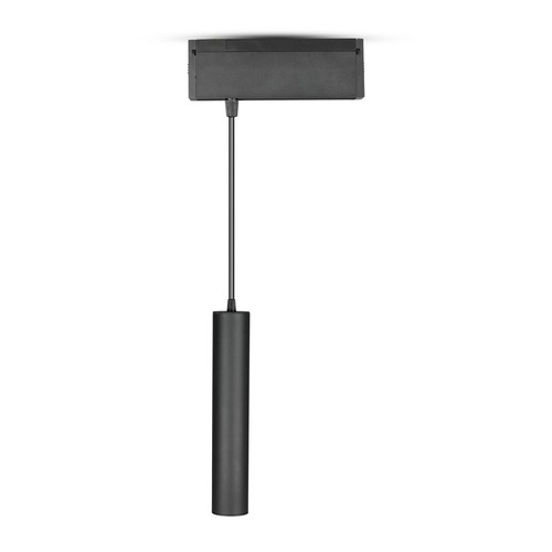 Suspension magnétique pour rail 15W, 24V - 4000K, IP20, noir, 36 degrés, suspension linéaire magnétique