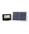 Projecteur LED Solara 25W avec panneau solaire - 550lm, IP65, noir, incl. télécommande et panneau solaire