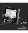 Projecteur LED Solara 25W avec panneau solaire - 550lm, IP65, noir, incl. télécommande et panneau solaire
