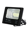 Projecteur LED solaire 40W avec détecteur - 1050lm, 6000K, IP65, incl. télécommande et panneau solaire