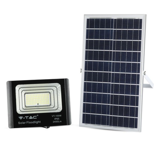 Projecteur LED panneau solaire 35W - 6000K