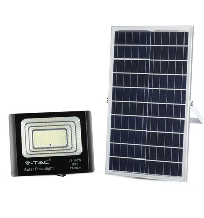 Projecteur LED panneau solaire 35W - 6000K