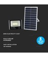 Projecteur LED panneau solaire 35W - 6000K