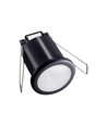Détecteur PIR encastrable plafond Ø4cm, 360° - Noir, IP20, détection jusqu'à 8m, perçage : Ø4cm