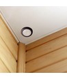 Détecteur PIR encastrable plafond Ø4cm, 360° - Noir, IP20, détection jusqu'à 8m, perçage : Ø4cm