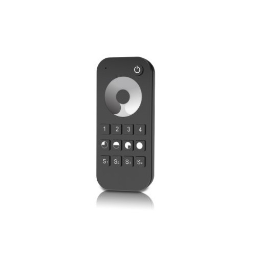 LEDlife rWave télécommande tactile variateur noire - 4 zones, batterie incluse, avec support
