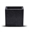 Applique murale carrée en béton G9 - Gris foncé, IP20, sans source lumineuse