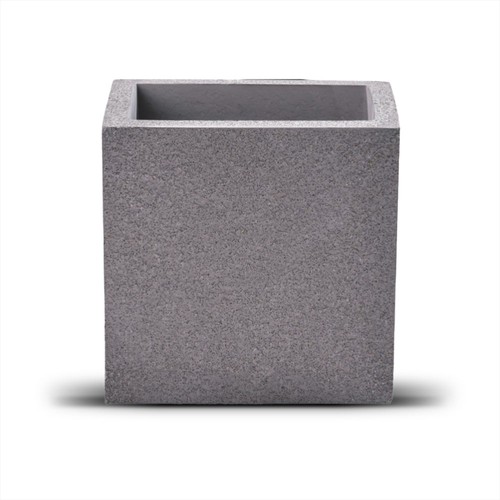 Applique murale carrée en béton G9 - Gris clair, IP20 intérieur, sans source lumineuse