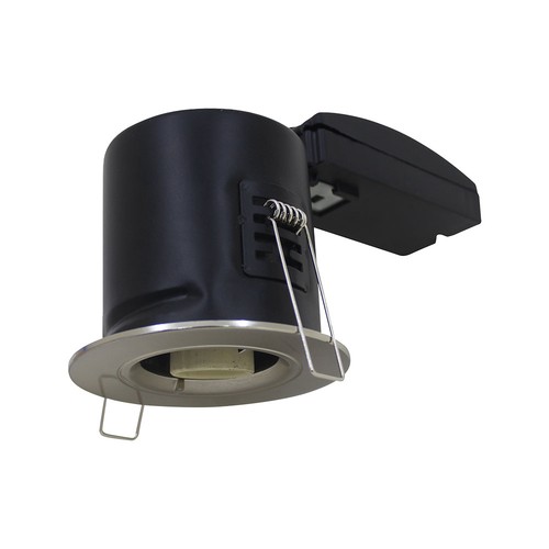 Spot encastrable GU10 coupe-feu - Ignifuge 30-90 min, IP20, Trou: Ø7,5-7,8 cm, Dimensions: Ø9,0 cm, sans source lumineuse