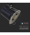 Spot encastrable GU10 coupe-feu - Ignifuge 30-90 min, IP20, Trou: Ø7,5-7,8 cm, Dimensions: Ø9,0 cm, sans source lumineuse