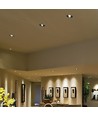 Spot LED encastrable 30W avec Samsung chip - 2400lm, 120°, bord noir, Ø22cm, 5 ans de garantie